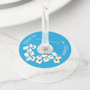 ÉTIQUETTE POUR VERRE DE VIN 