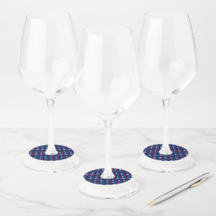 Étiquette Pour Verre De Vin 4 juillet