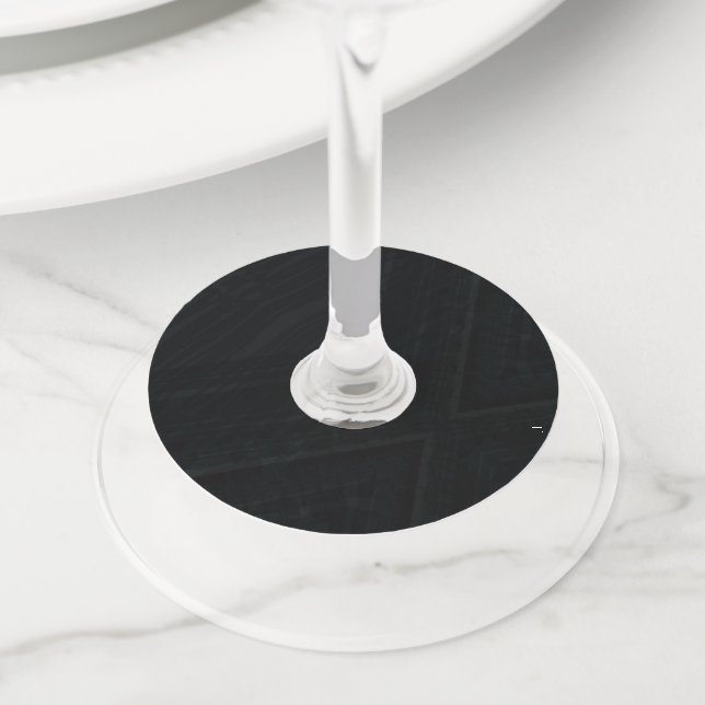 Étiquette Pour Verre De Vin Acceptation | Texture Abstraite foncée (De près)