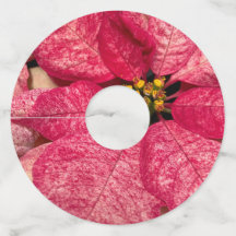 Balises de vin Poinsettia No. 6