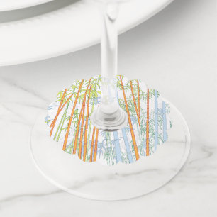 Étiquette Pour Verre De Vin Bambou 3