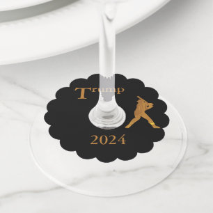 Étiquette Pour Verre De Vin Baseball