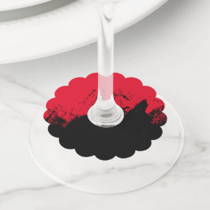 Étiquette Pour Verre De Vin Brosse 9