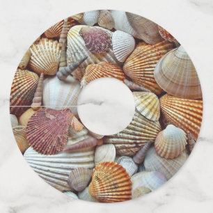 Étiquette Pour Verre De Vin Coques de mer
