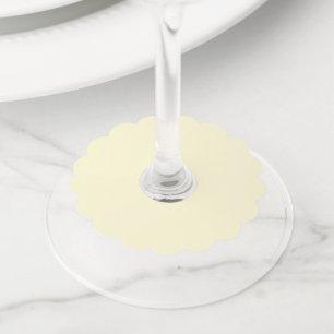 Étiquette Pour Verre De Vin Crème