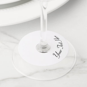 Étiquette Pour Verre De Vin Customise-Le !