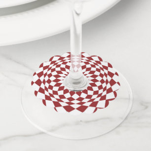 Étiquette Pour Verre De Vin Design d'intérieur Abstrait