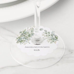 Étiquette Pour Verre De Vin Mariage