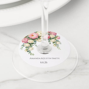 Étiquette Pour Verre De Vin Mariage