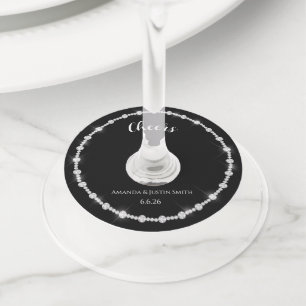 Étiquette Pour Verre De Vin Mariage