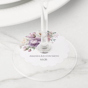 Étiquette Pour Verre De Vin Mariage