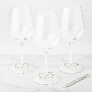 Étiquette Pour Verre De Vin Notre bonheur éternel