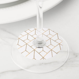 Étiquette Pour Verre De Vin Ornements de luxe 4