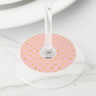Étiquette Pour Verre De Vin Princess Bee Series Design #7