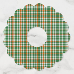Étiquette Pour Verre De Vin Saint Patrick's day Irlande Drapeau couleur en vic