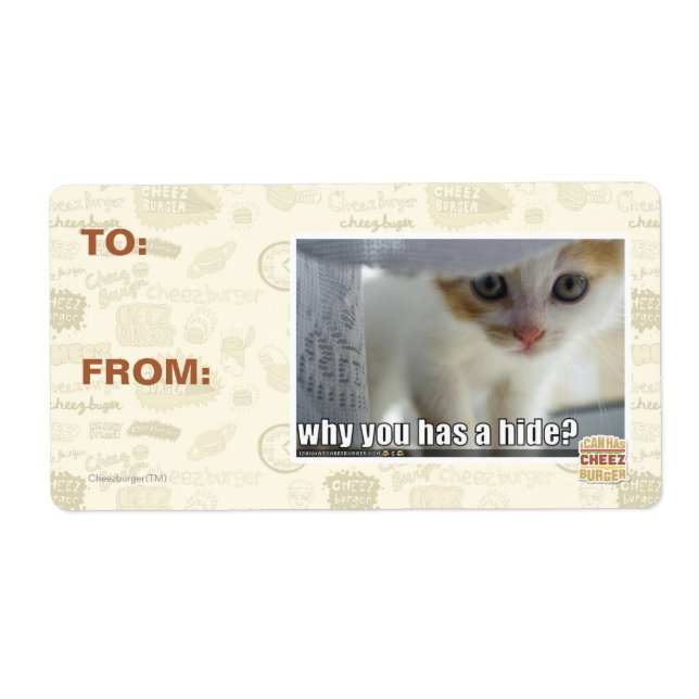 Étiquette Pourquoi tu as une peau ? (Devant)