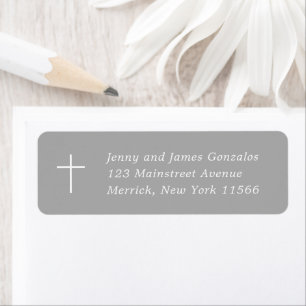 Étiquette Première Sainte Communion Croix Grey Adresse de re