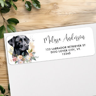 Étiquette Prenez du temps - Black Lab - Black Labrador