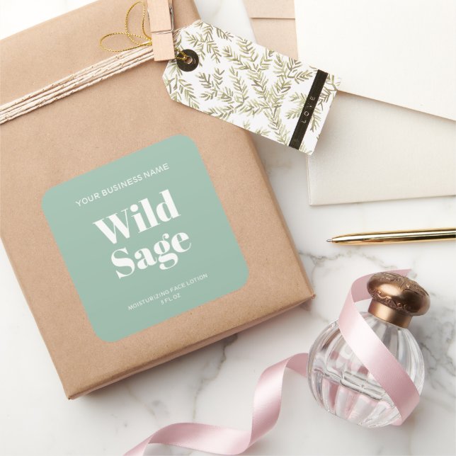 Étiquette produit de cosmétiques artisanaux minima (Cadeaux)