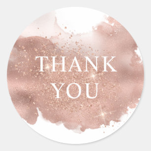 Étiquette produit rose Parties scintillant or
