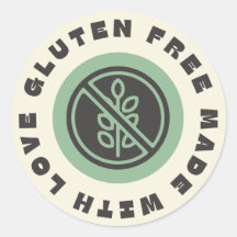 Étiquette produit sans gluten