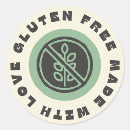 Étiquette produit sans gluten