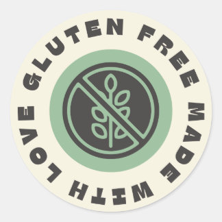 Étiquette produit sans gluten