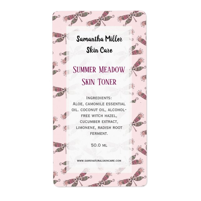 Étiquette professionnel de toner de peau | Sticker (Devant)