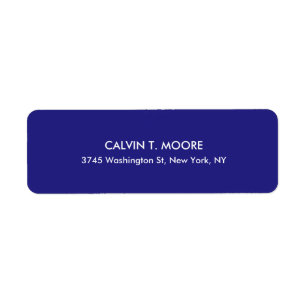 Étiquette Professionnel spécial unique bleu