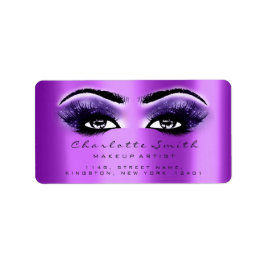 Étiquette Purple Violet Maquillage Lashes Stylst Beauté RSVP