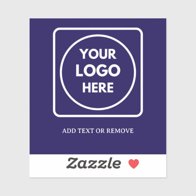 Étiquette QR Code promo entreprise logo vinyle ble (Feuille)