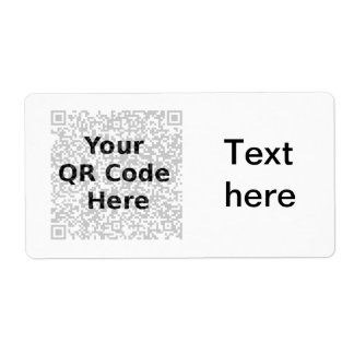 Étiquette QR customisé