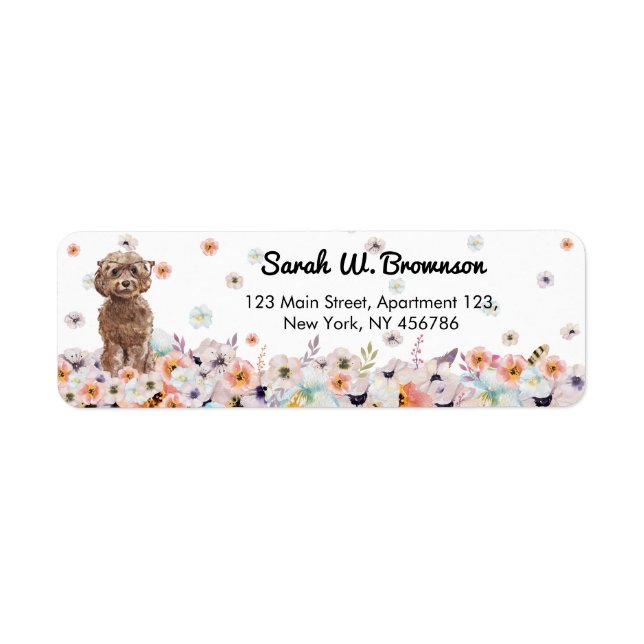 Étiquette Race de chien Cockapoo (Devant)