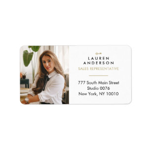 Étiquette Real Estate Agent Address Labels