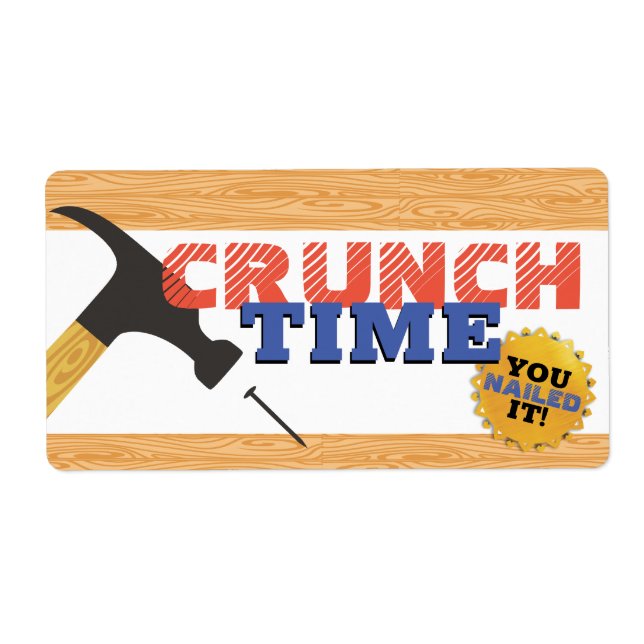 Étiquette Récompense d'appréciation de l'employé de la cuve  (Devant)