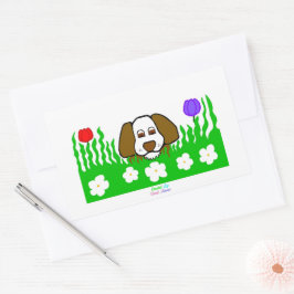 Étiquette Rectangle Pup N Play