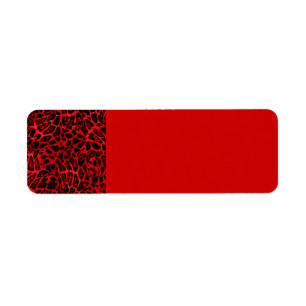 ÉTIQUETTE RED LEOPARD WOBBLE MOTIFS ARRIÈRE - PLANS WALLPAPE