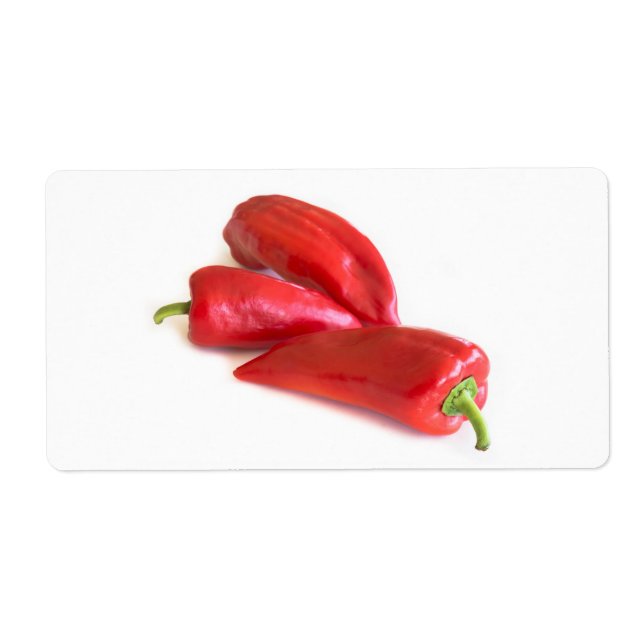 Étiquette Red pepper (homonymie) (Devant)