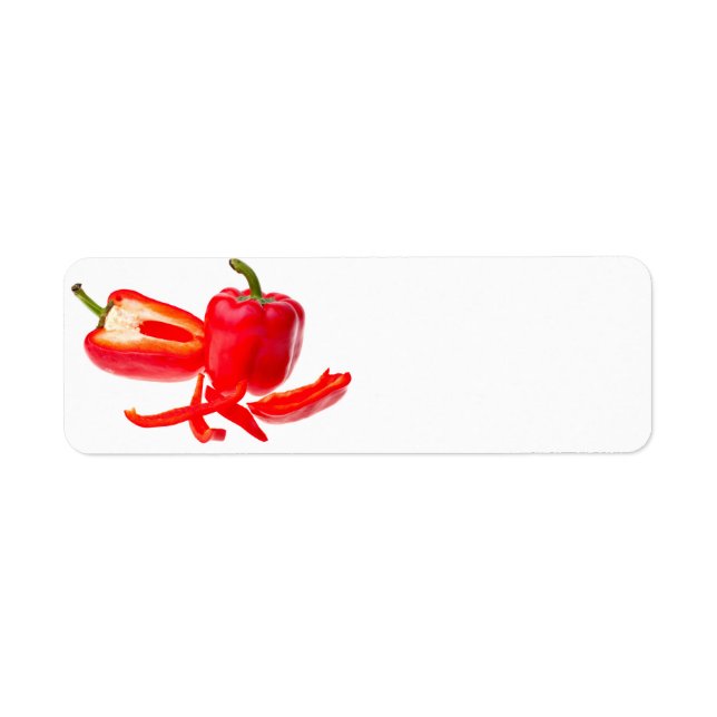 Étiquette Red pepper (homonymie) (Devant)