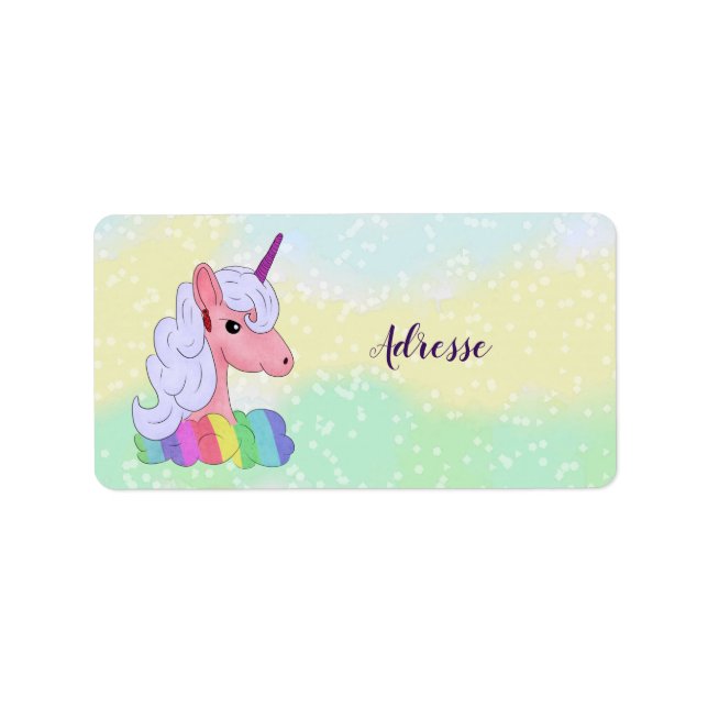 Étiquette Regeneinhorn (Devant)