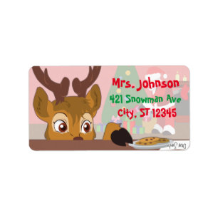 Étiquette Reindeer Love Cookies