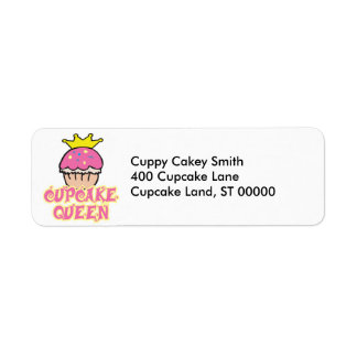 Étiquette Reine Cupcake