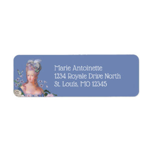 Étiquette Reine de Marie Antoinette de la France