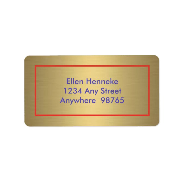 Étiquette Reine des Coeurs (Devant)