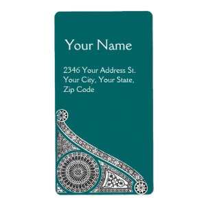 Étiquette RENAISSANCE Vert bleu