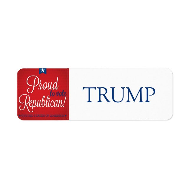 Étiquette Républicain (Devant)