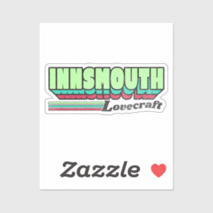 Étiquette rétro Innsmouth Lovecraft