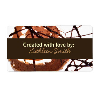 Étiquette Rêve au chocolat Recette/Étiquette de bonbons