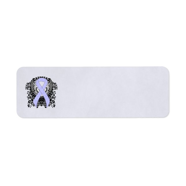 Étiquette Ribbon à treuil avec ailes (Devant)