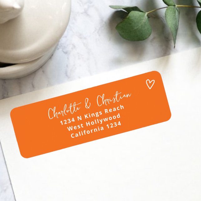 Étiquette Rien De Fancy Just Love Super Rétro les années 70  (Nothing Fancy Just Love Groovy Retro 70s Wedding Labels from Ricaso. Add your own address. )